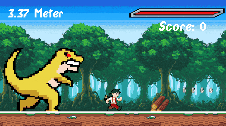 Mari and Dino Game