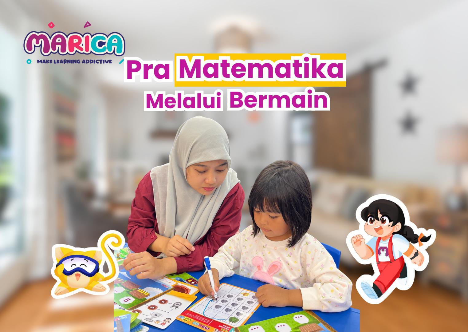 Belajar Pra Matematika Lewat Bermain. Cara Seru Anak Kuasai Calistung di Marica