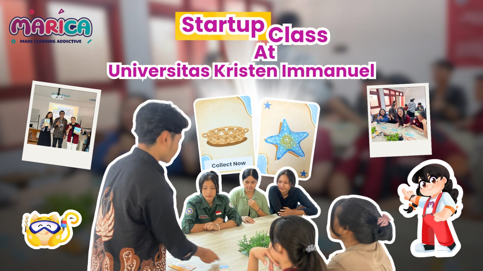 Marica Bedah Bisnis Berbasis Intellectual Property di Kelas Startup UKRIM
